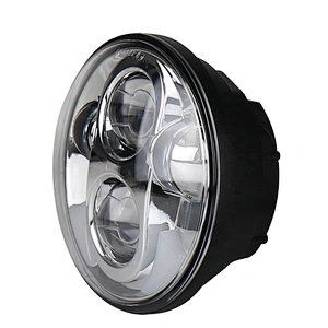 OVOVS 5 3/4 chrome round motorcycle 40w 5.75 inch led headlight for Harley