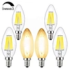 6pcs packed Brimax AC110V C35 E12 6W LED candle bulb