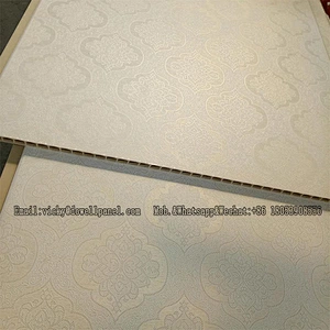 Beauty cheap decorative easy installation wall pvc faux plastic wall panels