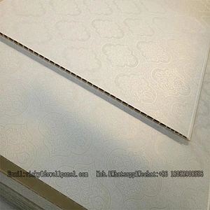 Beauty cheap decorative easy installation wall pvc faux plastic wall panels