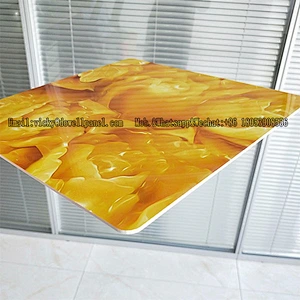High quality PVC UV decorative wall panels with high glossy color