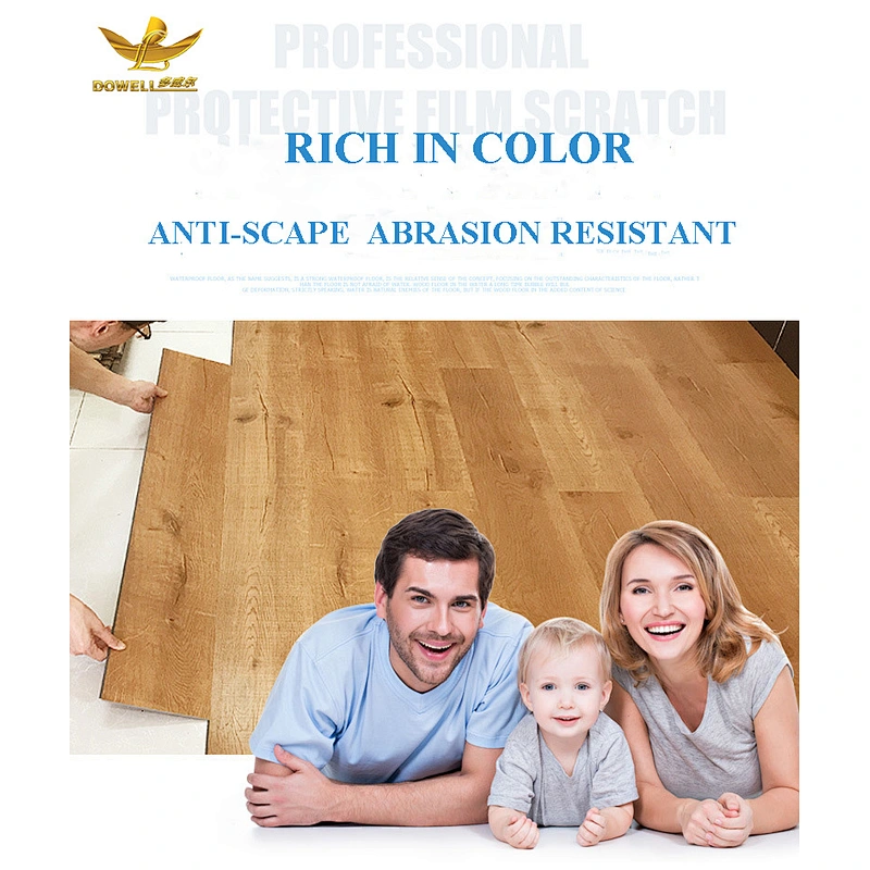 4mm 5mm 6mm UV coated SPC plastic Flooring