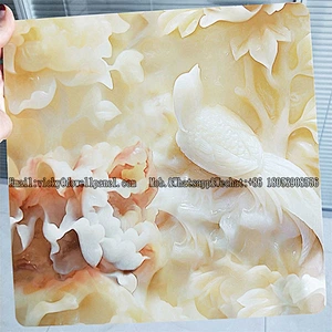 High quality PVC UV decorative wall panels with high glossy color