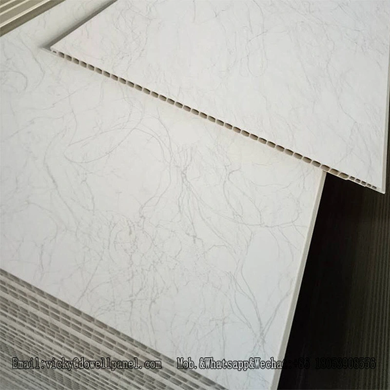 Beauty cheap decorative easy installation wall pvc faux plastic wall panels