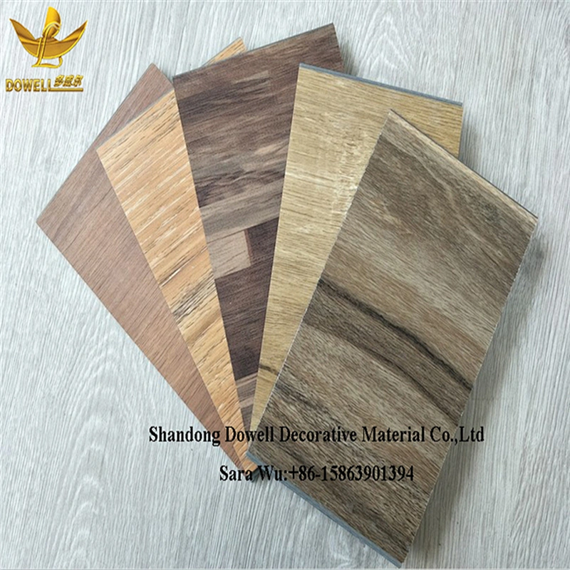 4mm 5mm 6mm UV coated interior decoration spc plastic flooring