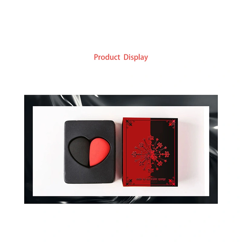 Christmas 2pcs high end custom gift box Wholesales Face Cosmetic Powder Makeup Puff Makeup Sponge Set Beauty Makeup Blender