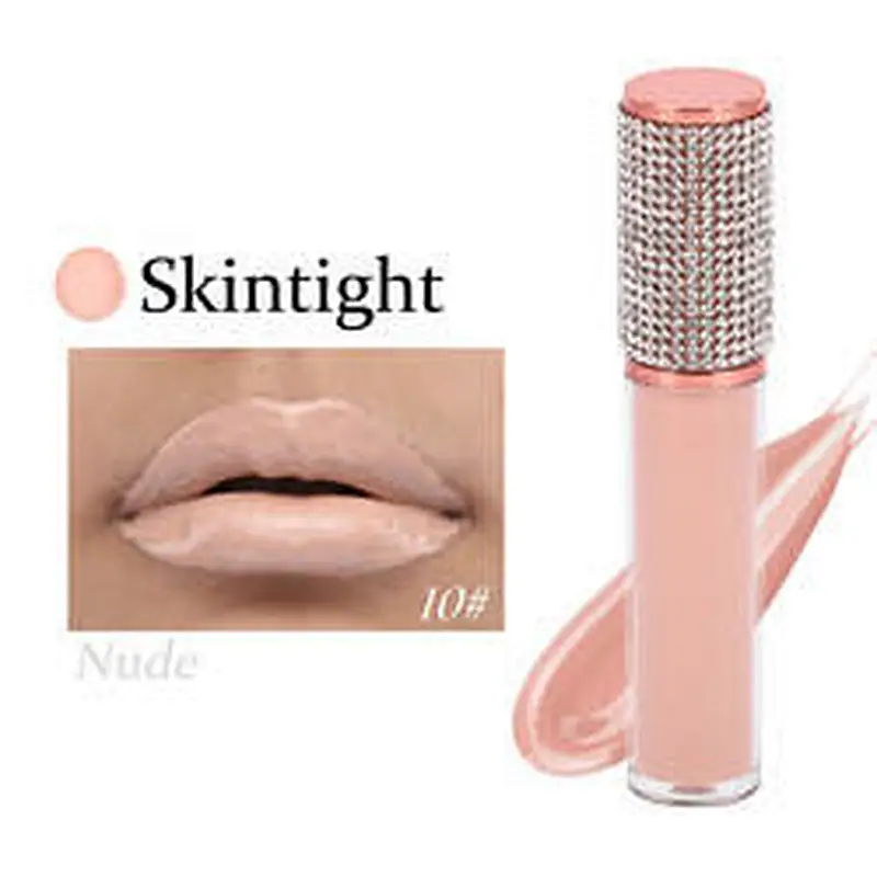 Fast Delivery 162 Shades Liquid Lipstick Lip Gloss Private Label Custom Logo Shiny Glitter Clear Lipgloss