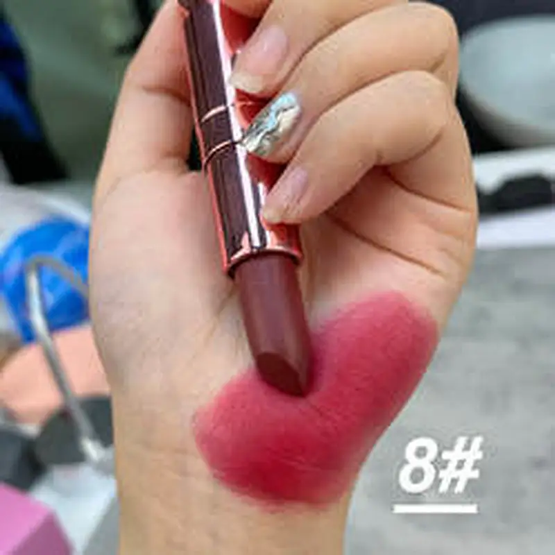 OEM ODM private label charm pink bullet lipstick matte lipstick with cover tube long lasting waterproof