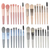 Private label custom logo vegan makeup brushes set make-up brushes makeup brush kit professional