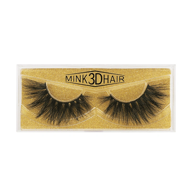 Lashes 3d Wholesale Vendor 35mm Eyelashes 35mm 3d Mink Eyelash With Eyelash Box Packaging
