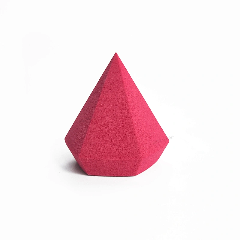 Hydrophilic Diamond Shape Makeup  Non Latex Sponge Cosmetic Puff  Makeup Sponge Three Dimensional Sponge Powder Puff