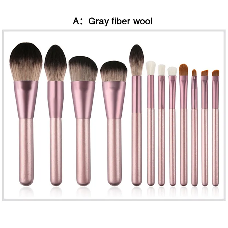 12pcs Neutral package Private label makeup brushes professional veganl Make up Cosmetic Brushes Set