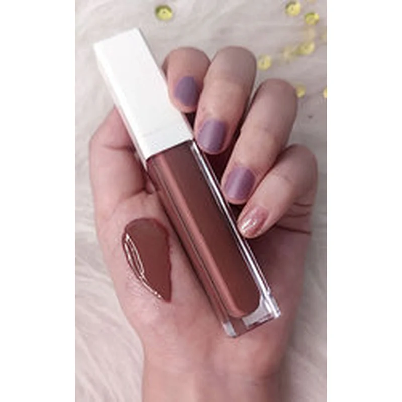No brand cosmetic private label vegan high pigment glossy shiny customized your own label  12 colors glitter lipgloss