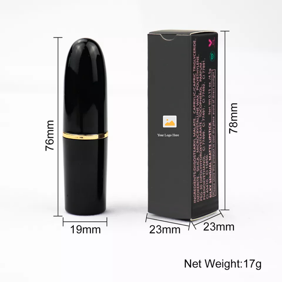 waterproof high pigment matte bullet lipstick MakeUp Vendors Bullet matte Private label wholesale lipstick mat