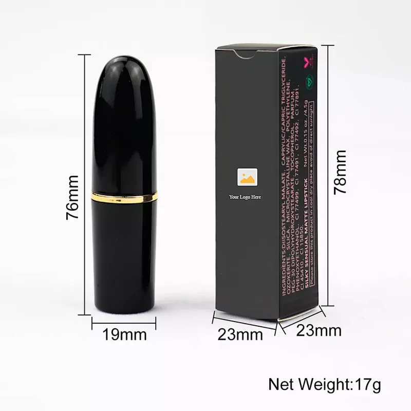 waterproof high pigment matte bullet lipstick MakeUp Vendors Bullet matte Private label wholesale lipstick mat