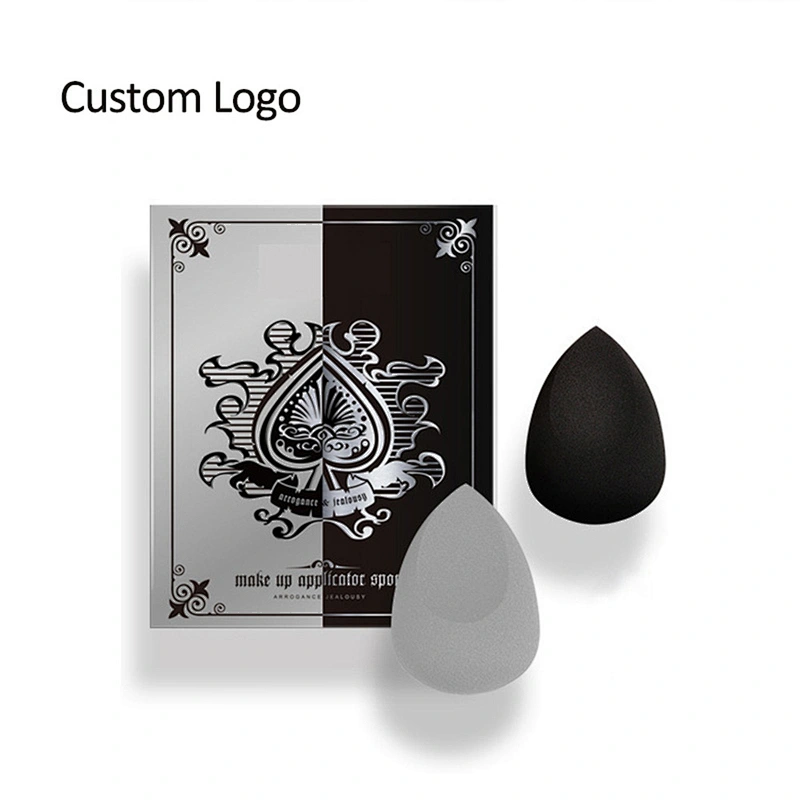 Christmas 2pcs high end custom gift box Wholesales Face Cosmetic Powder Makeup Puff Makeup Sponge Set Beauty Makeup Blender