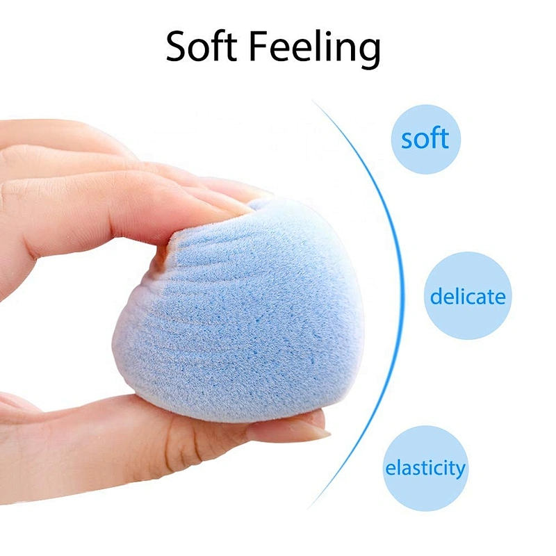 factory price Microfiber Velvet Beauty Sponge Blender Beauty Latex Free private label Makeup Sponge