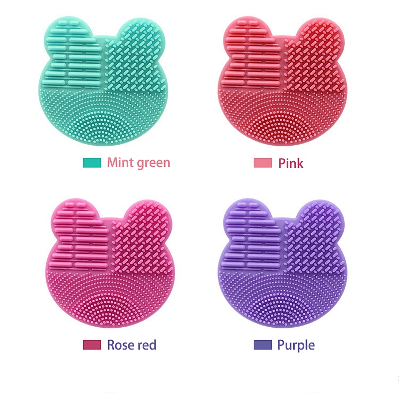 Silicone Eye shadow brush Sponge Cleaner  Quick Clean Silicone Make up cleaner Box Make up tool Brush Cleaner