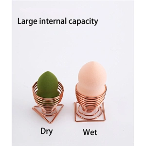 Best seller steel Wire blender beauty egg cosmetic powder Puff makeup sponge holder