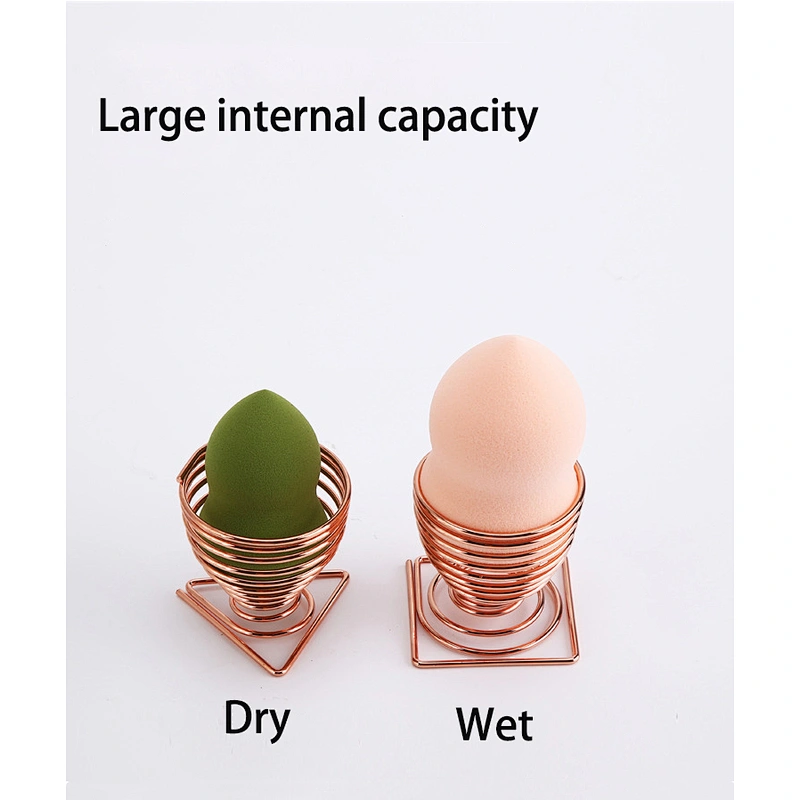 Best seller steel Wire blender beauty egg cosmetic powder Puff makeup sponge holder
