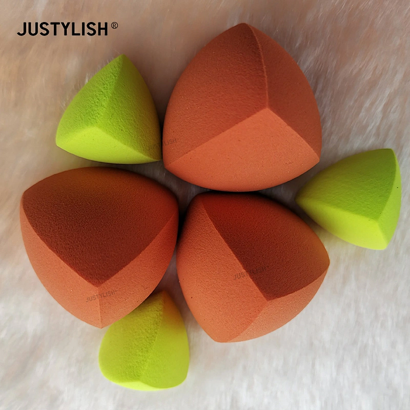 Vegan Latex Free Colorful and soft blender beauty Triangle makeup sponge