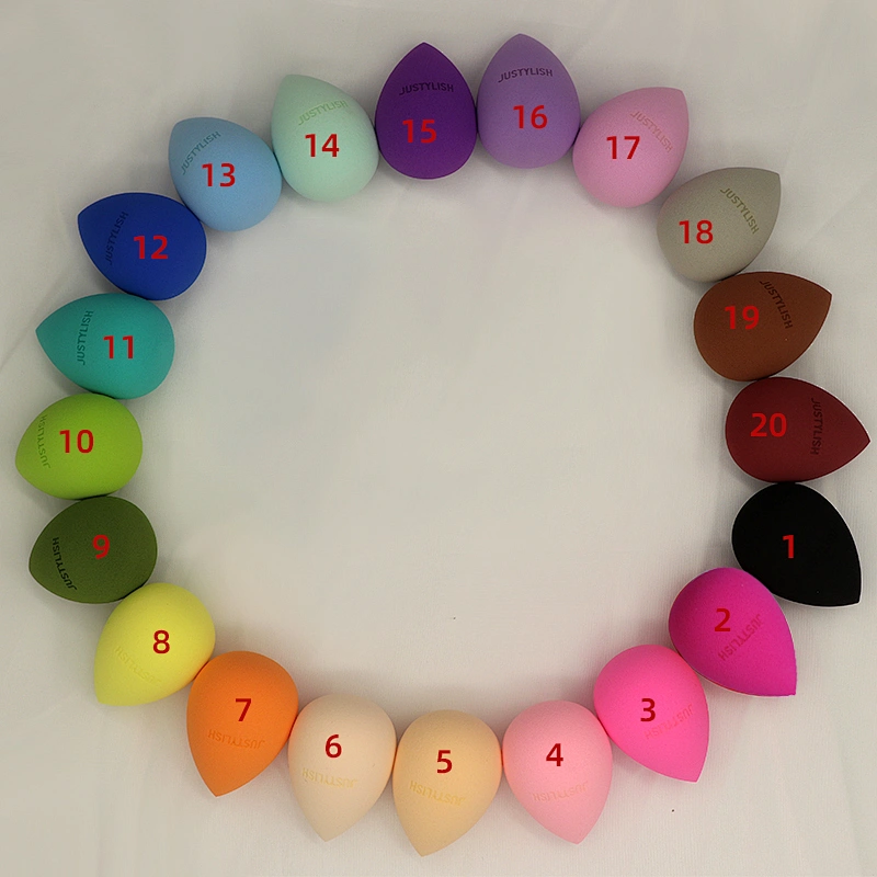 beauty egg cosmetic blender customize make up sponge private label latex free makeup sponge  coffee cup makeup sponge