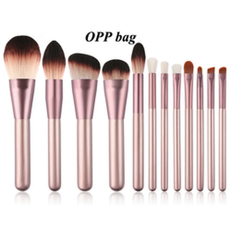 12pcs Neutral package Private label makeup brushes professional veganl Make up Cosmetic Brushes Set