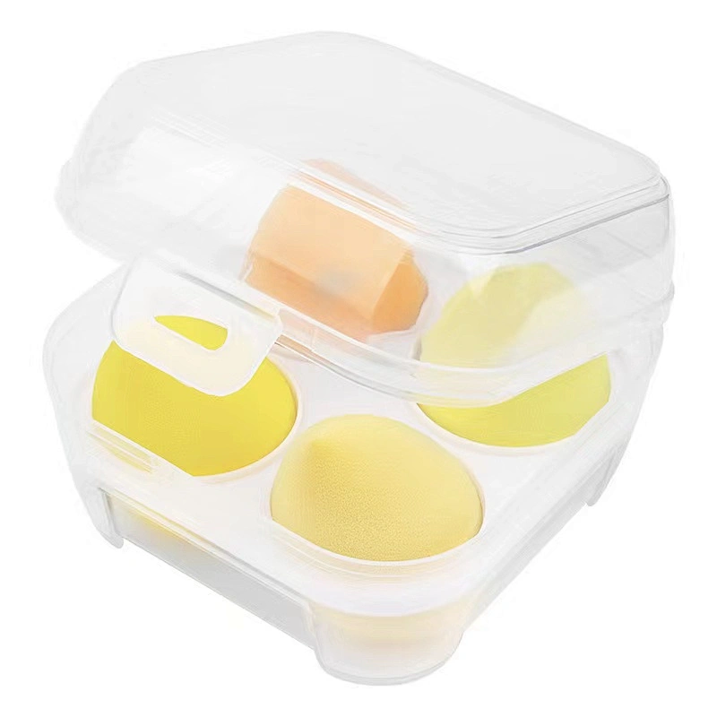 Drop shipping 4pcs/set Private Label Cosmetic Powder Puff Beauty Make Up Sponge Blender Latex Free Makeup Sponge blender