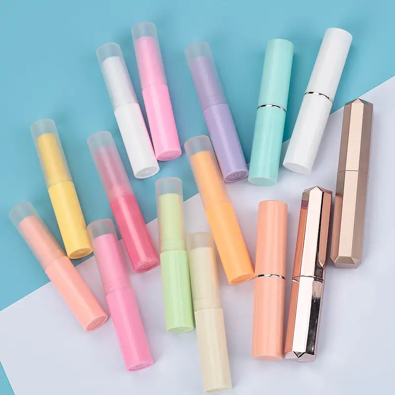 wholesale high quality private label baby lip rainbow lip balm fruit flavored lipbalm packaging OEM brand Lip balm
