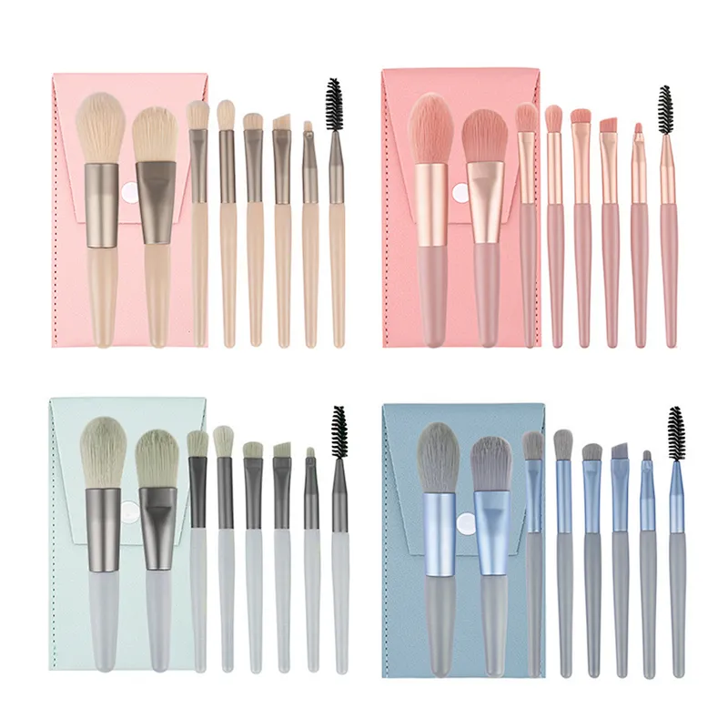 Hot sale Brush Sets Make up 8pcs luxury lip brushes Makeup Cosmetic Brush Set