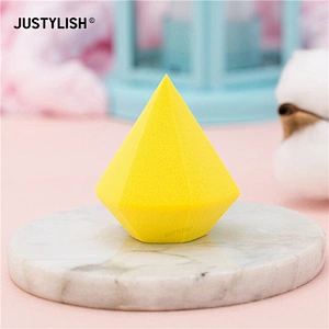 Hydrophilic Diamond Shape Makeup  Non Latex Sponge Cosmetic Puff  Makeup Sponge Three Dimensional Sponge Powder Puff