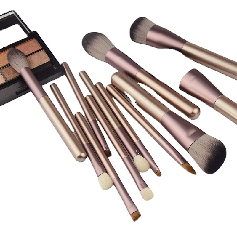 12pcs neutral package Private label makeup brushes professional veganl Make up Cosmetic Brushes Set