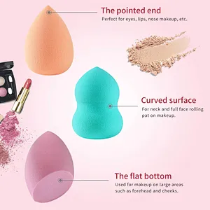 Wholesale factory price Hydrophilic Non-latex Custom Logo super soft makeup sponge Beauty Sponge Blender