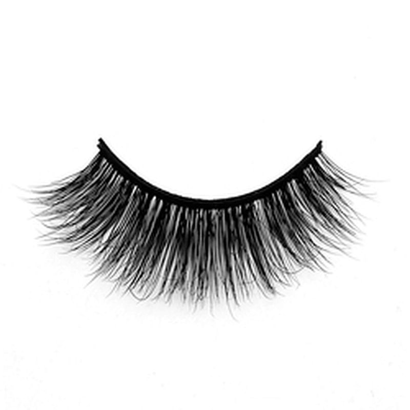 Factory price 3D mink false eyelashes round box packaging thick exaggerated false eyelashes
