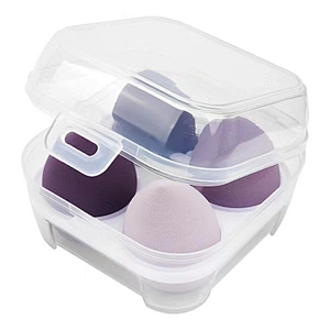 Drop shipping 4pcs/set Private Label Cosmetic Powder Puff Beauty Make Up Sponge Blender Latex Free Makeup Sponge blender