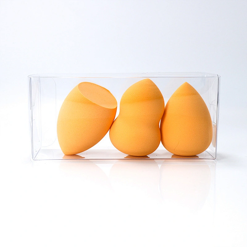 3pcs suit Cosmetic Beauty Sponge Latex Free Makeup Sponge Set with box