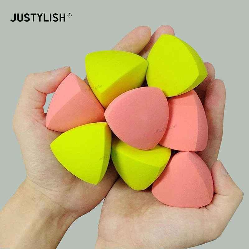 Vegan Latex Free Colorful and soft blender beauty Triangle makeup sponge