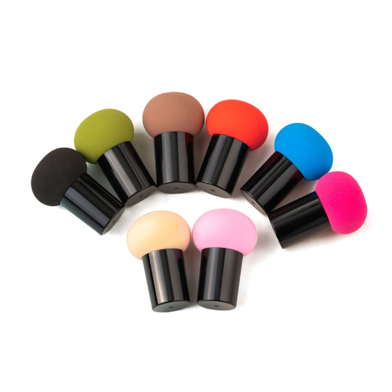 New Powder Makeup Sponge Puff Wholesale Latex Free Beauty Egg Black Portable Blender