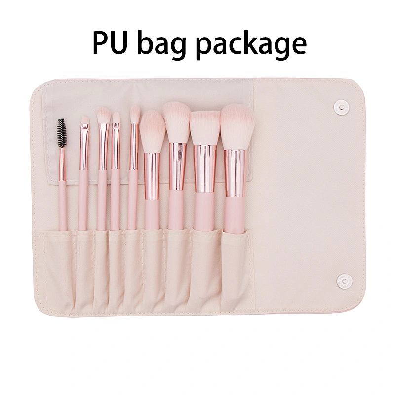 Pink brush set makeup vegan custom logo brushes makeup set make up brushes