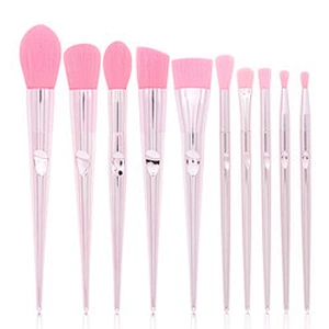 Free sample wholesale private logo fashion bling cosmetic rose gold custom makeup brushes set