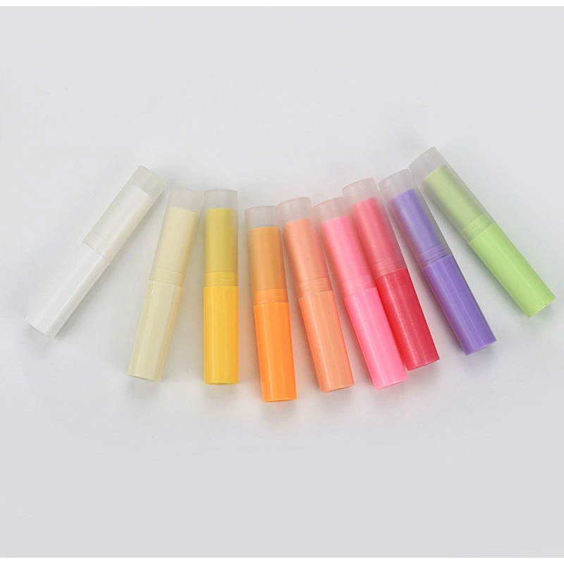 wholesale high quality private label baby lip rainbow lip balm fruit flavored lipbalm packaging OEM brand Lip balm