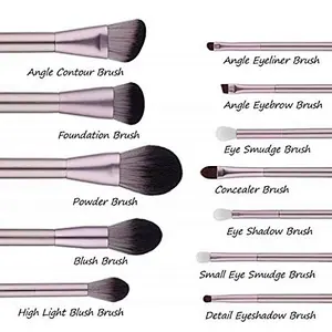 12pcs Neutral package Private label makeup brushes professional veganl Make up Cosmetic Brushes Set