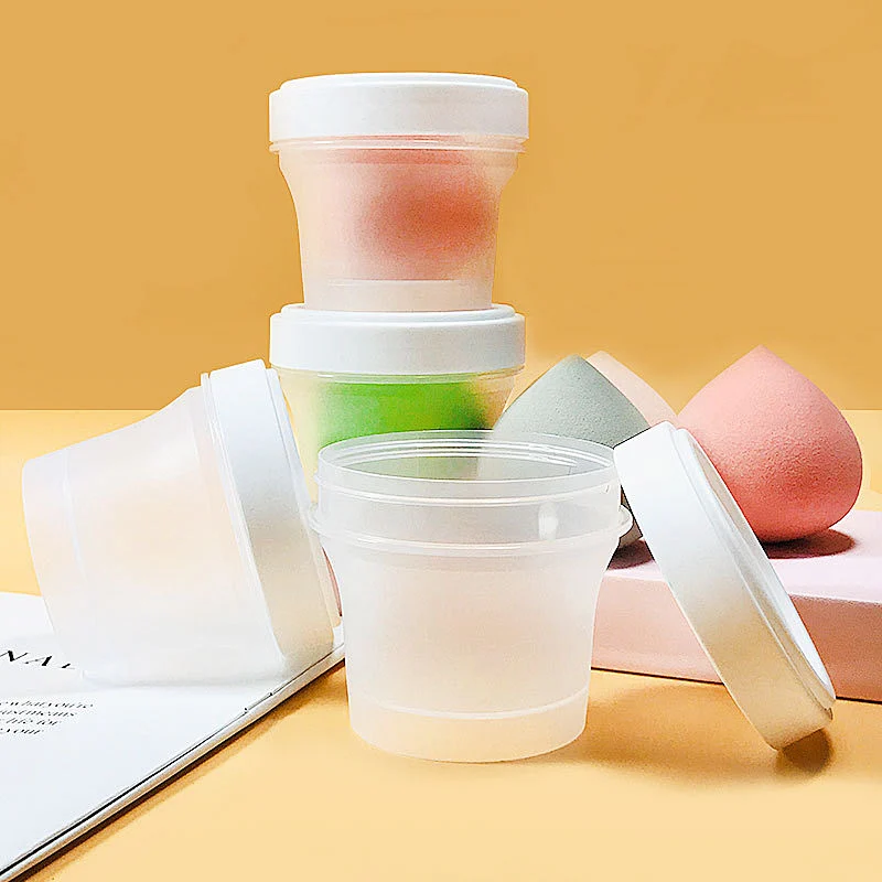 Latex free beauty sponge custom logo private label makeup sponge peach makeup sponge