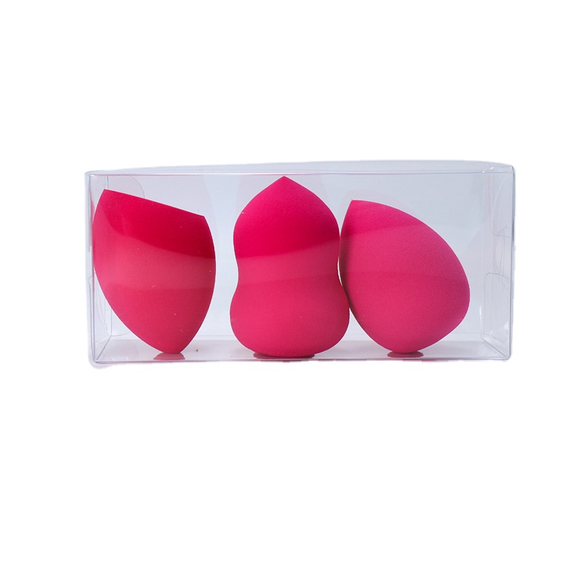 3pcs suit Cosmetic Beauty Sponge Latex Free Makeup Sponge Set with box