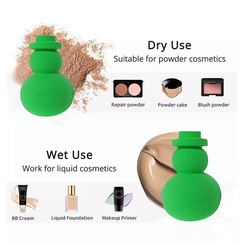 Christmas Beauty Sponge Tree Snowman Makeup Cosmetics Blender Holiday Gift Set