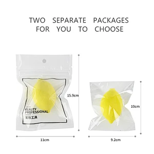 Latex free Soft blender beauty lemon strawberry avocado orange fruit shape make up powder puff private label makeup sponge