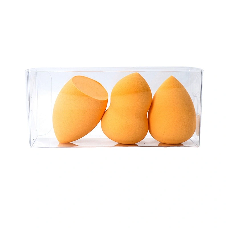 3pcs suit Cosmetic Beauty Sponge Latex Free Makeup Sponge Set with box