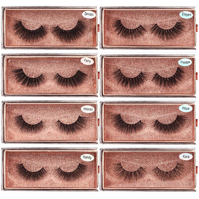 Eyelash Packaging Box Thick Dramatic Eyelashes Long Soft 3d Mink Eyelash vendor