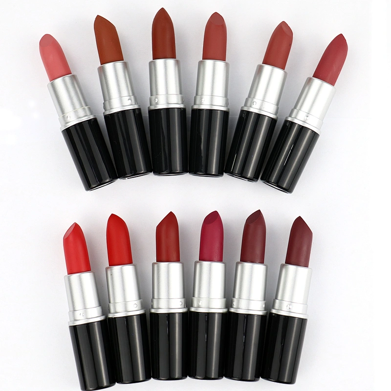waterproof high pigment matte bullet lipstick MakeUp Vendors Bullet matte Private label wholesale lipstick mat