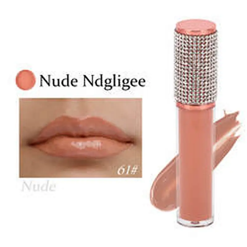 Fast Delivery 162 Shades Liquid Lipstick Lip Gloss Private Label Custom Logo Shiny Glitter Clear Lipgloss